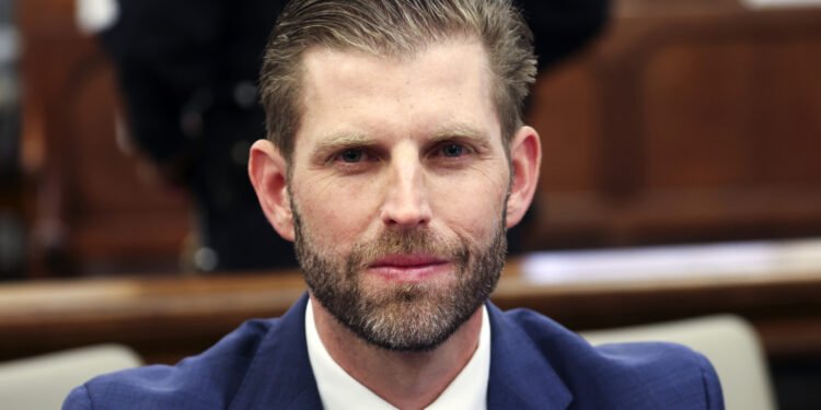 Eric, filho de Donald Trump, admite uma “dinastia política”