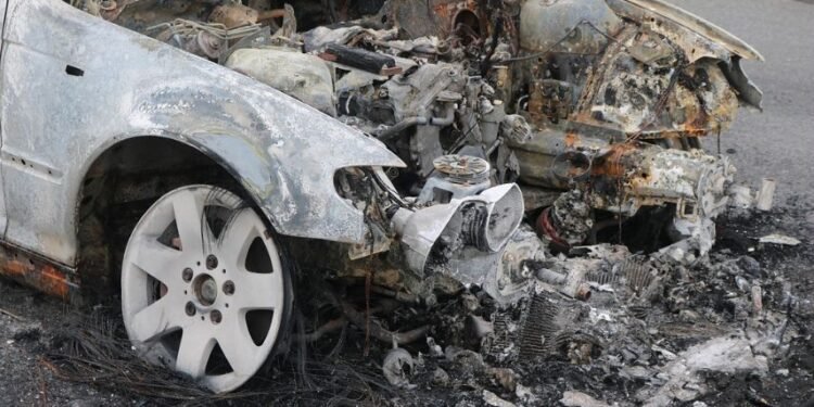 Revelada a razão que levou à explosão do carro em que seguiam 6 angolanos